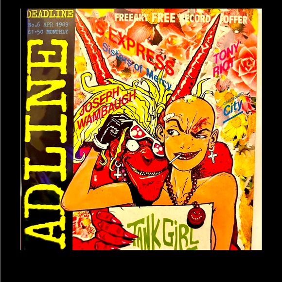 Tank Girl Comic Lot Vintage Deadline Appearance Issue 1988 - Picture 2 of 4